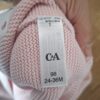 Baby C&A gebreide cardigan roze katjes zakjes maat 98 nette staat