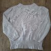 Palomino (C&A) gebreide cardigan ecru pofmouwen bloem maat 98 nette staat