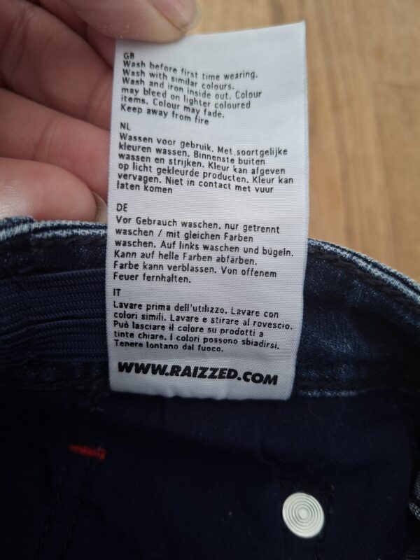 Raizzed Oregon denim short donkerblauw maat 116 nette staat