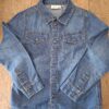 Name It denim overhemd blauw lange mouwen maat 116 nette staat