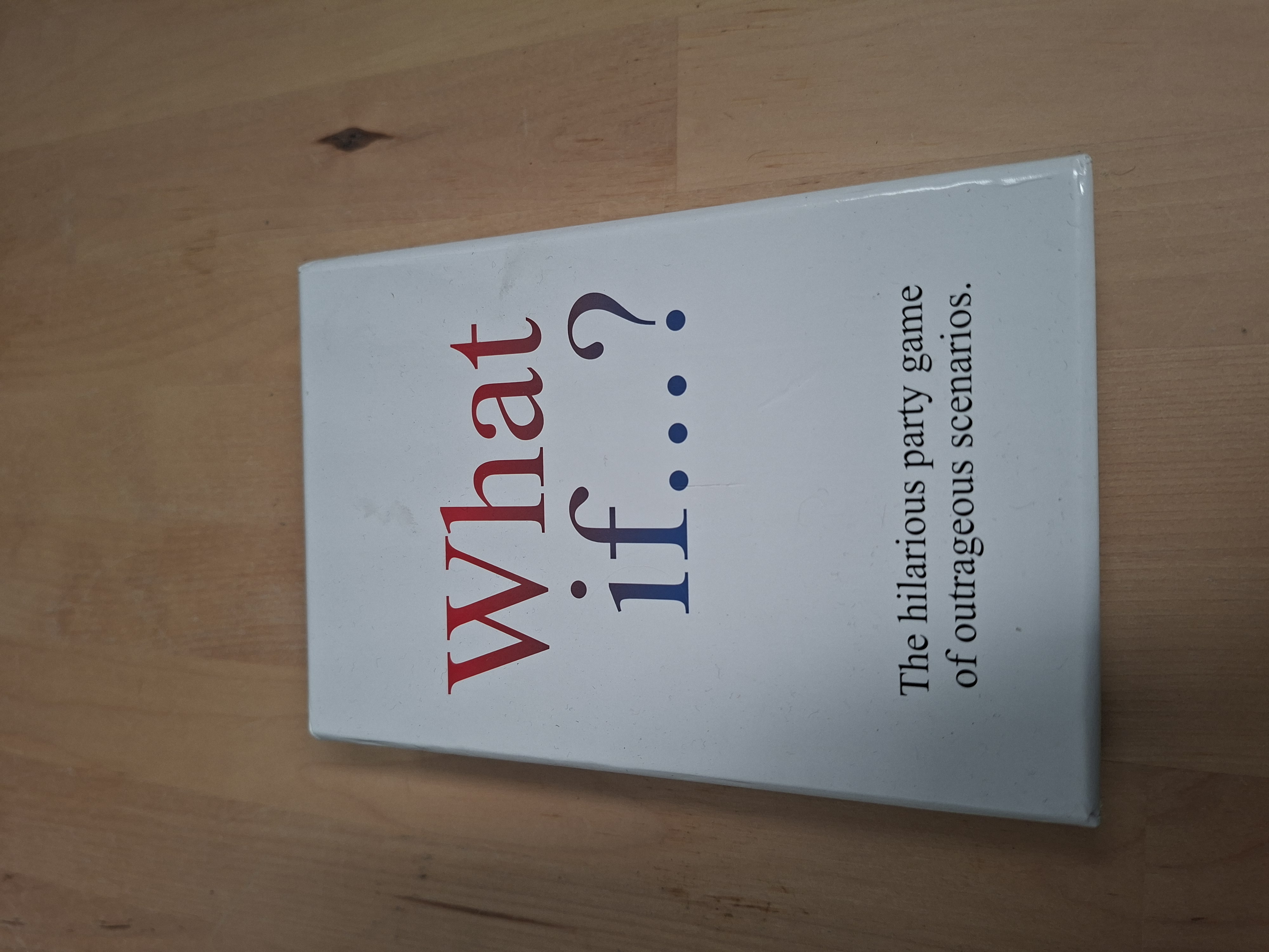 What if...? kaartspel party game volwassenen nette staat