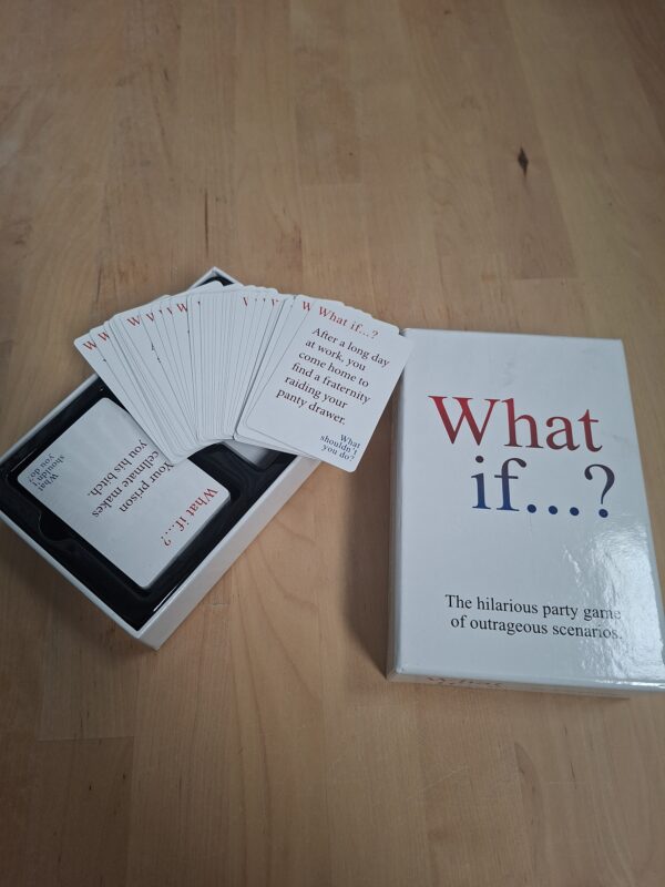 What if...? kaartspel party game volwassenen nette staat