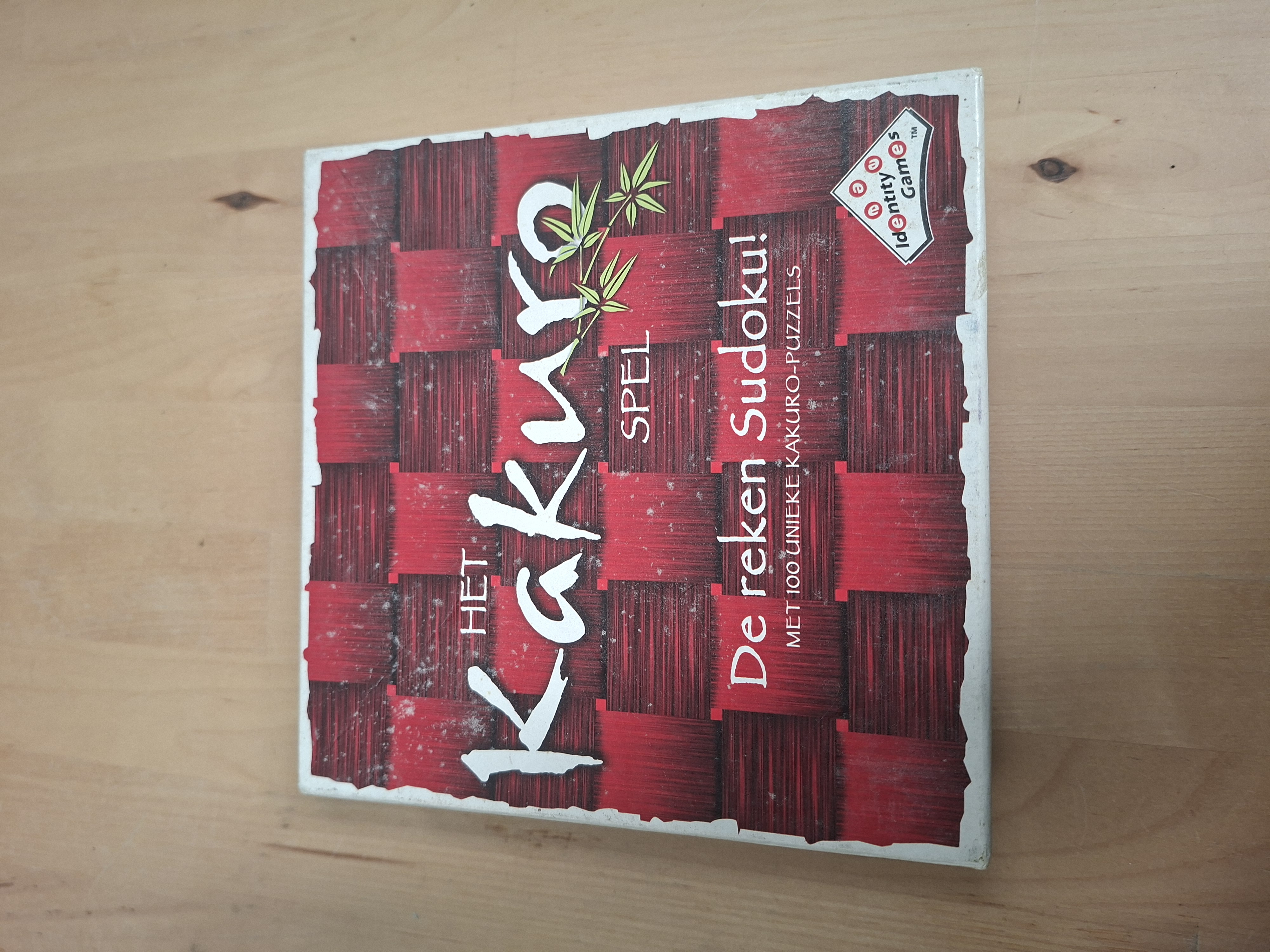 Het Kakuro Spel bordspel Identity Games compleet nette staat