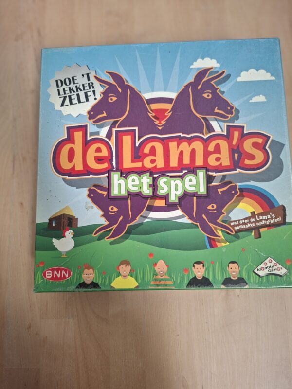 De Lama's het spel bordspel BNN Identity Games compleet nette staat