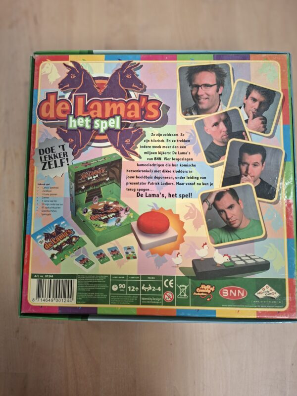 De Lama's het spel bordspel BNN Identity Games compleet nette staat