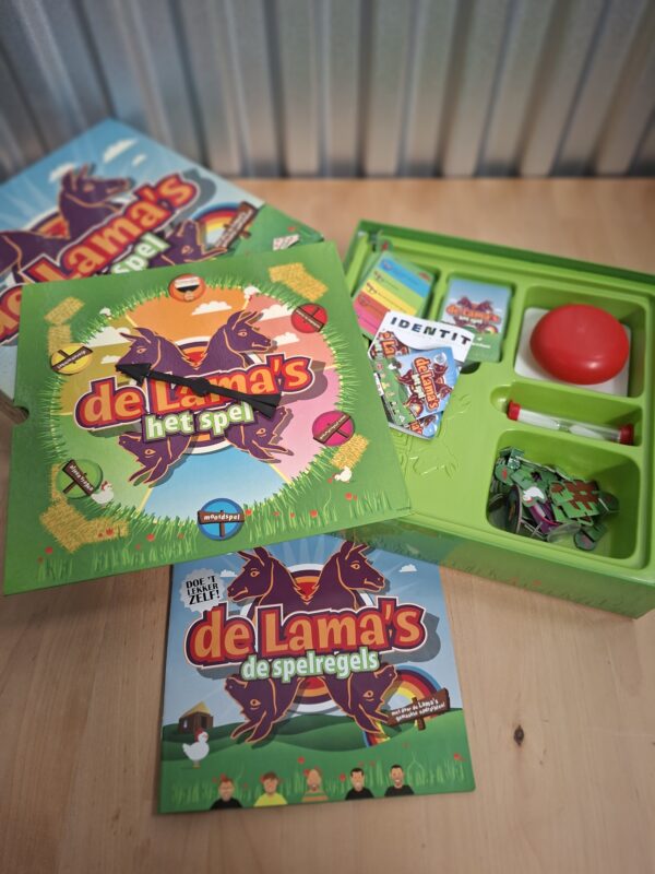 De Lama's het spel bordspel BNN Identity Games compleet nette staat