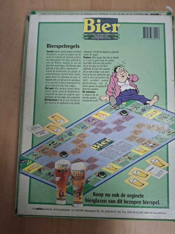 Het beruchte Biersspel bordspel Miko compleet nette staat