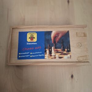 Longfield Games Staunton schaakset houten doos compleet nette staat