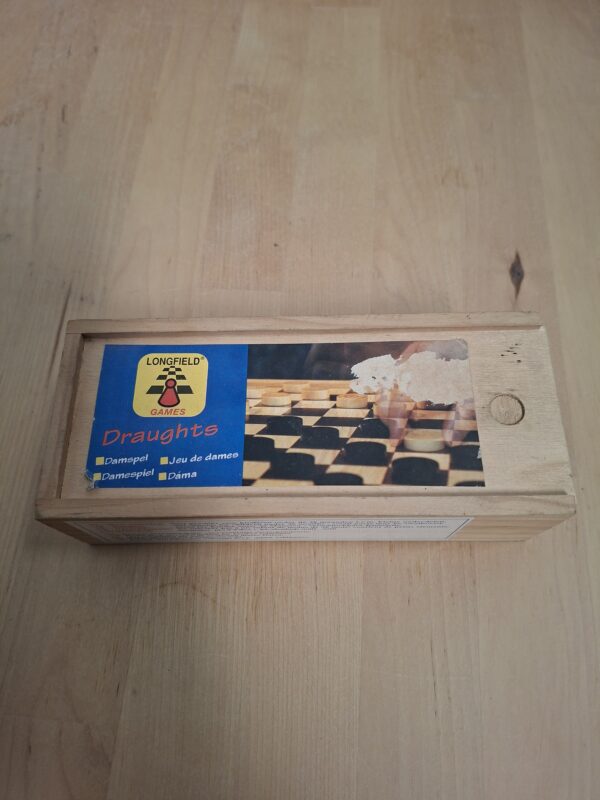 20260502_151559 Longfield Games damstenen set hout houten doos compleet nette staat
