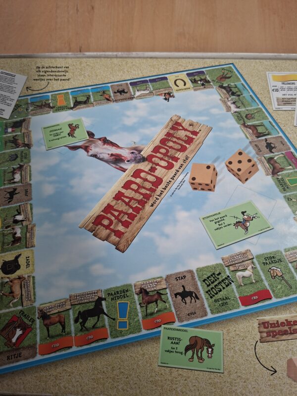 Paard-Opoly bordspel Late for the Sky compleet nette staat