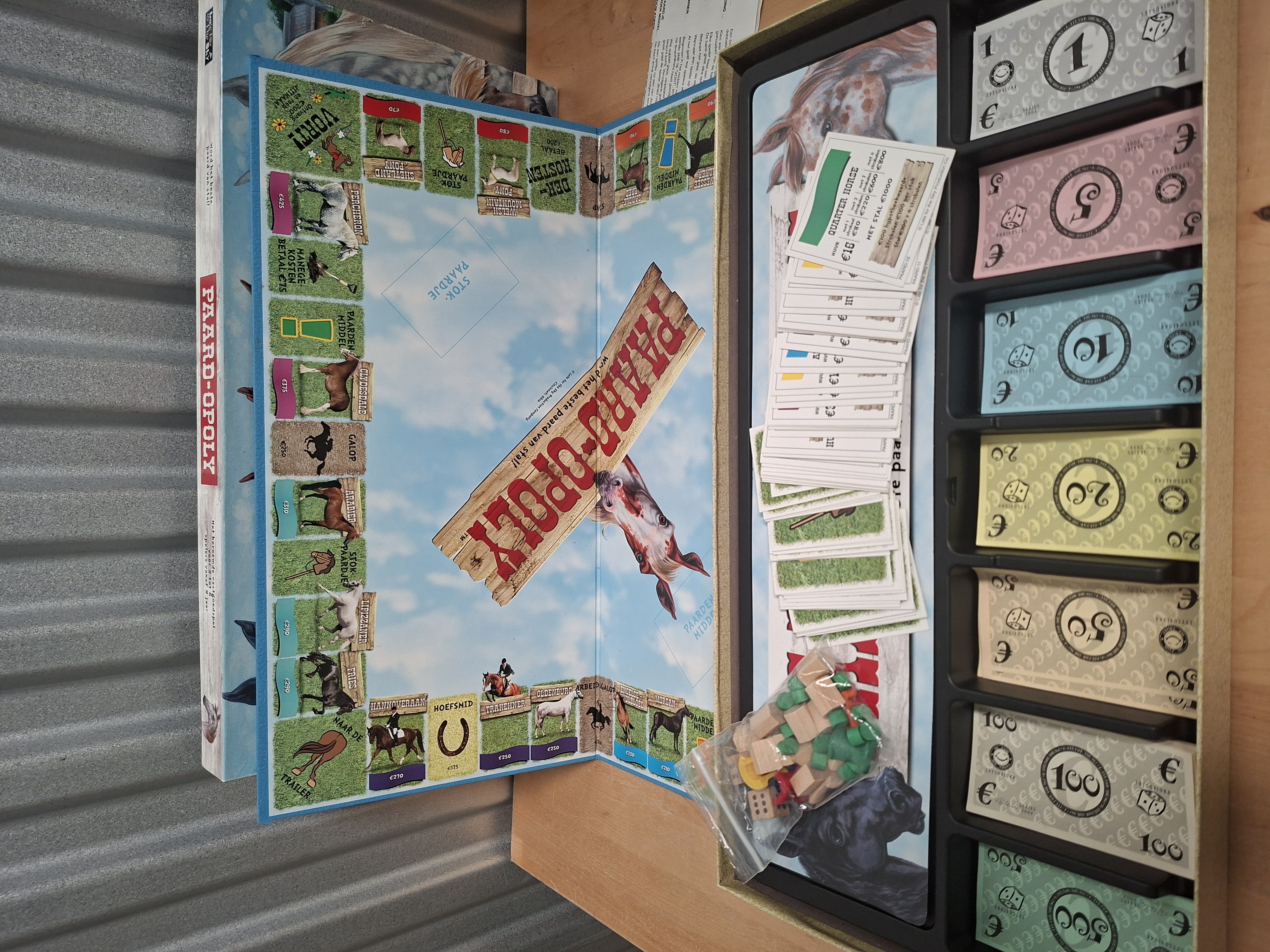 Paard-Opoly bordspel Late for the Sky compleet nette staat