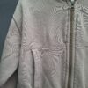 Zara cropped hoodie vest taupe beige rits maat 128