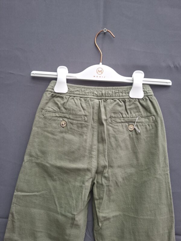 20260503_093700 Zara linnen broek khaki groen wide leg maat 122