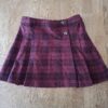 H&M bordeaux geruit rokje maat 110