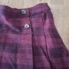 H&M bordeaux geruit rokje maat 110