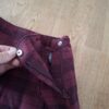 H&M bordeaux geruit rokje maat 110