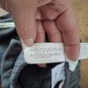 20260505_183319 Zara donkergrijze sweatbroek met witte zijstrepen maat 104