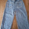 Zara lichtblauwe gestreepte jeans maat 104