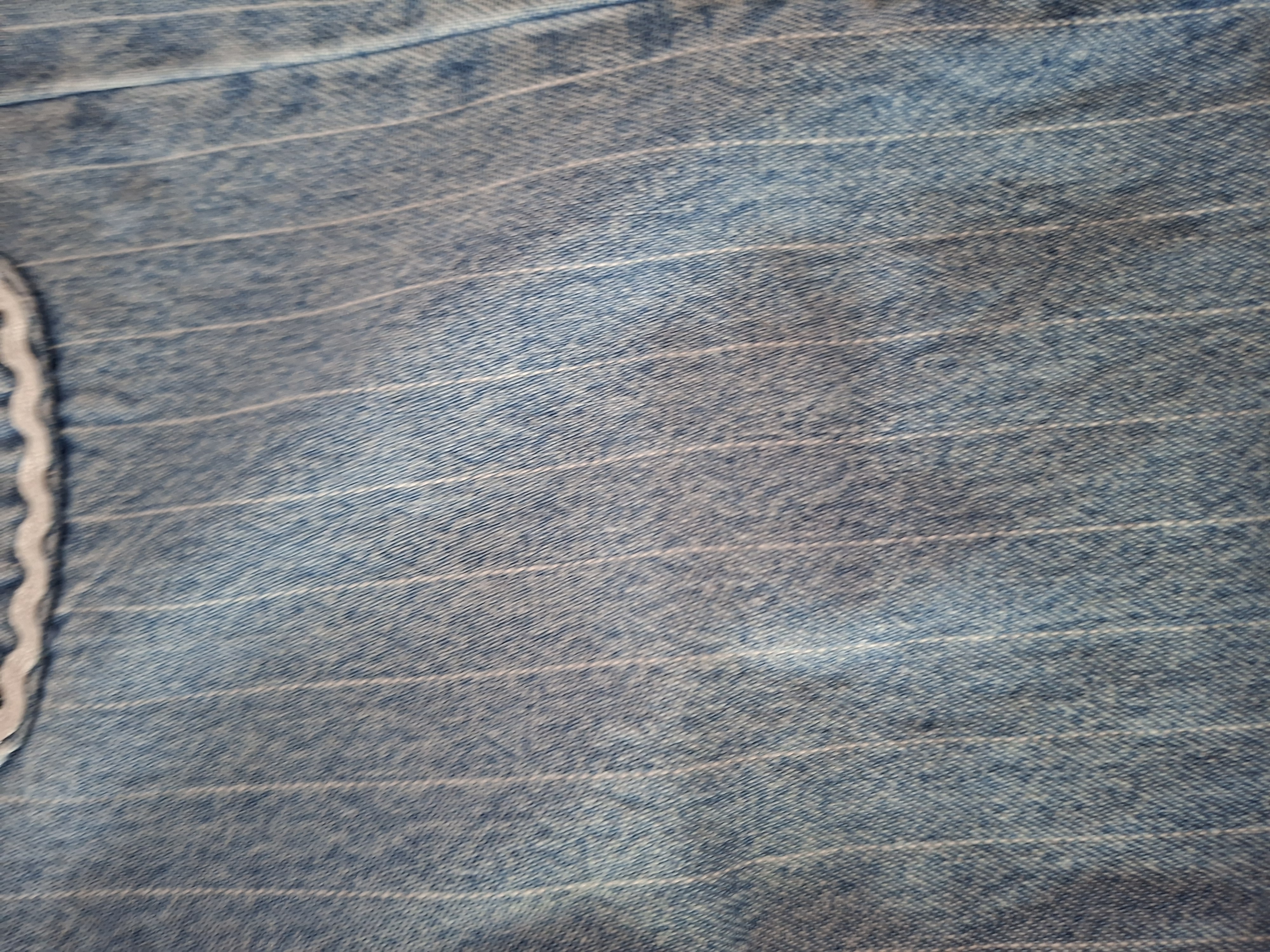 Zara lichtblauwe gestreepte jeans maat 104