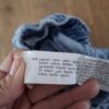 Zara lichtblauwe gestreepte jeans maat 104