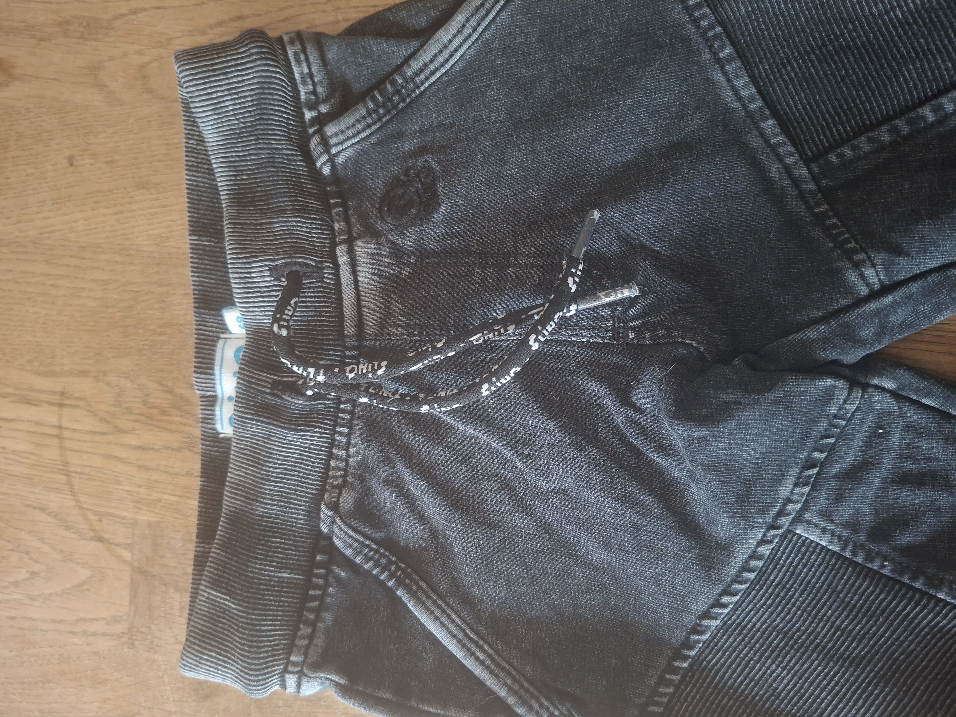 Flinq joggingbroek donkergrijs maat 68 (6 mnd)