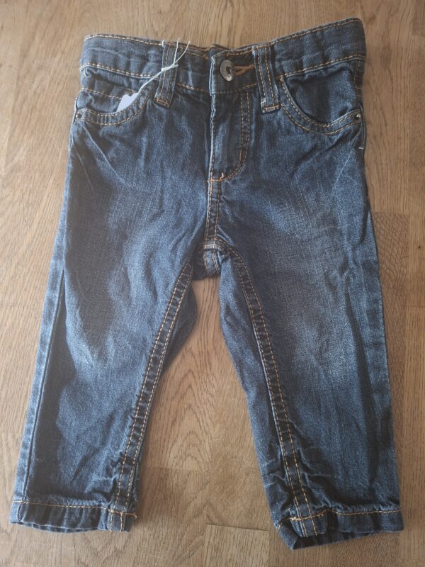 HEMA spijkerbroek donkerblauw regular fit maat 74