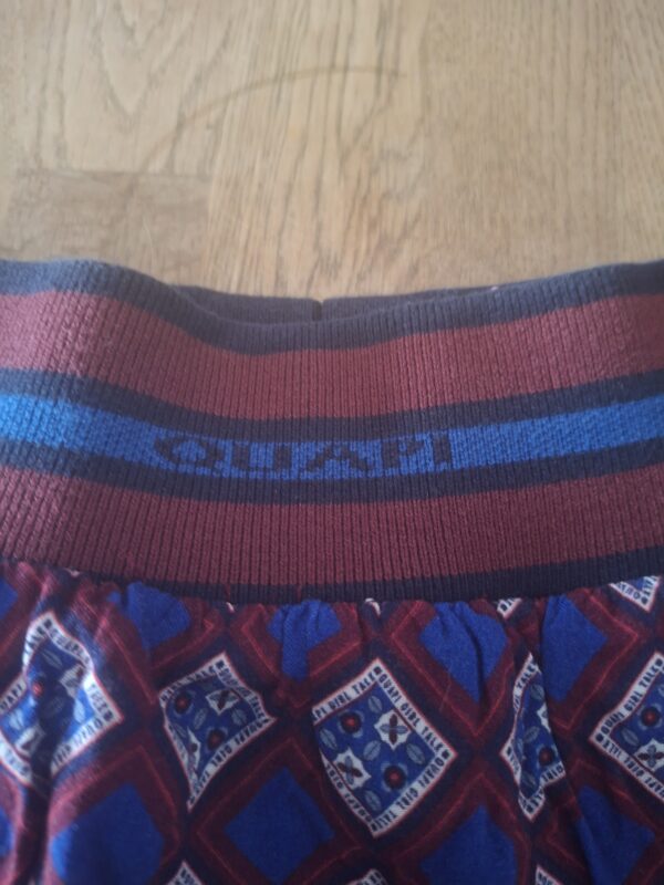 20260506_162321 Quapi Girls rokje ruitprint blauw/bordeaux maat 104/110