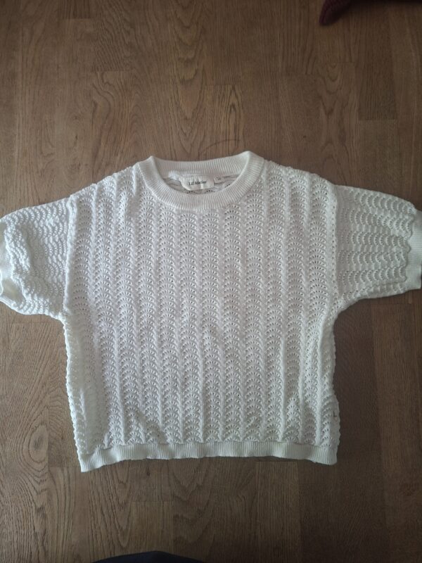 20260506_162809 Lil'Atelier gebreide trui korte mouw off-white ajour maat 104