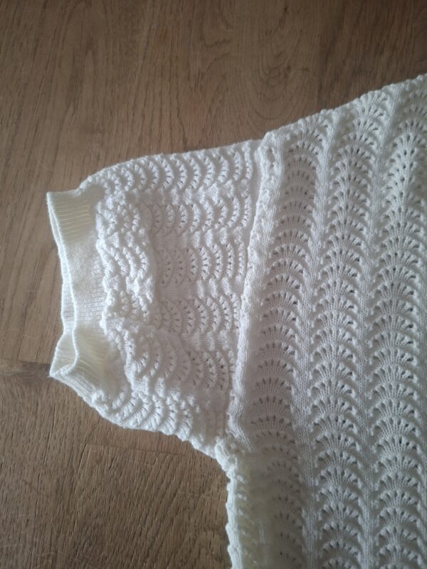20260506_162815 Lil'Atelier gebreide trui korte mouw off-white ajour maat 104