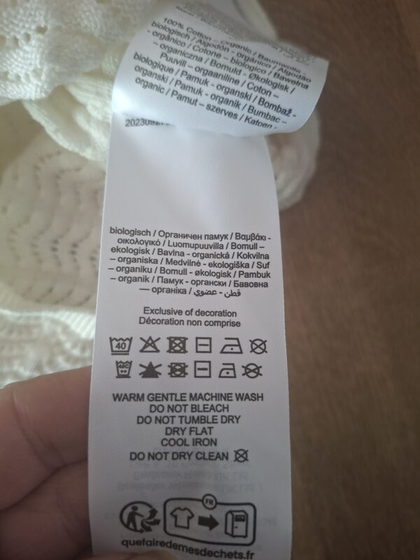 20260506_162849 Lil'Atelier gebreide trui korte mouw off-white ajour maat 104