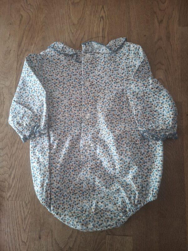20260506_163223 Mayoral Newborn romper setje stippen ijsblauw maat 68