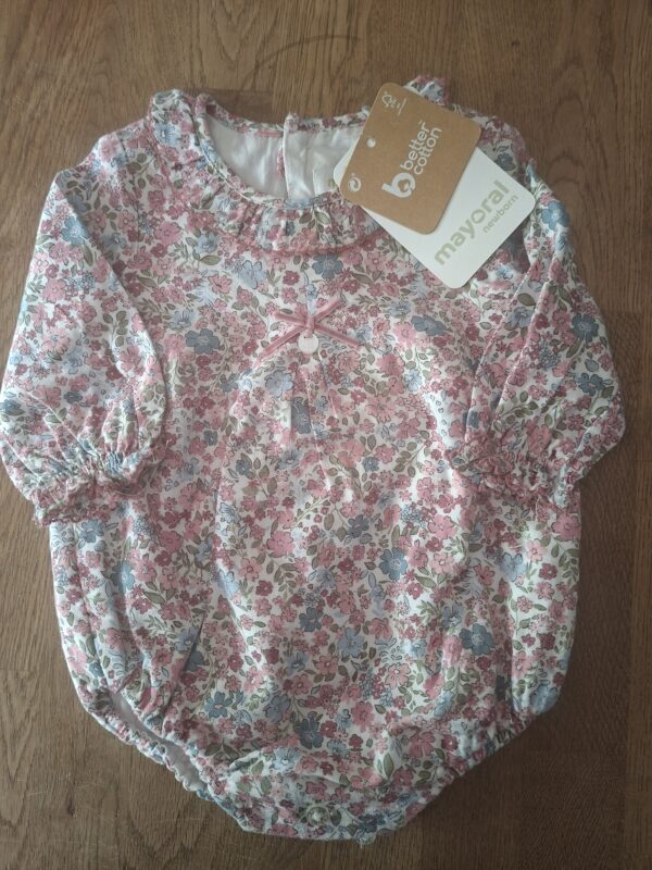 20260506_163301 Mayoral Newborn romper bloemen roze maat 68