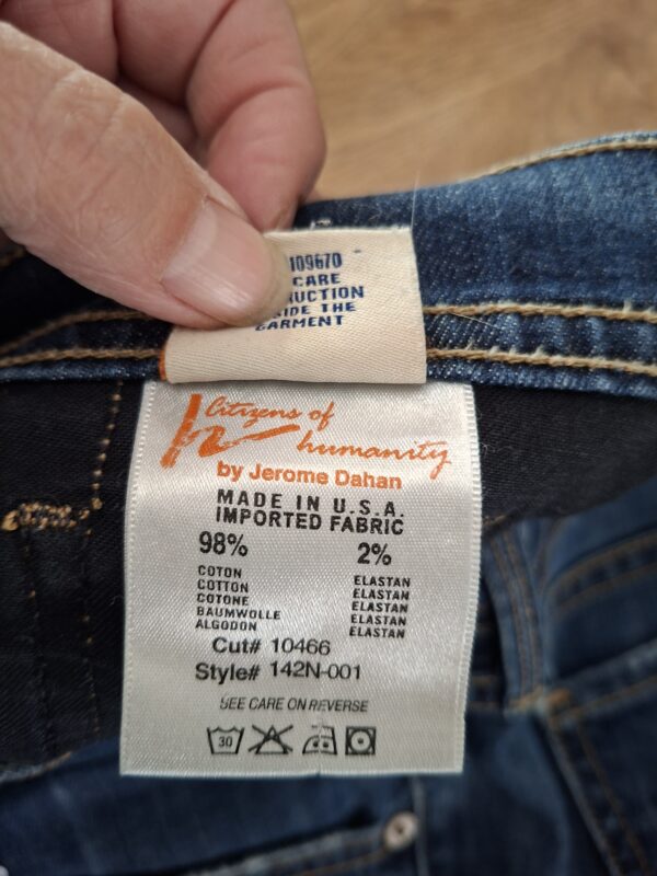 Citizens of Humanity donkerblauwe straight jeans W31/L32 / EU 40