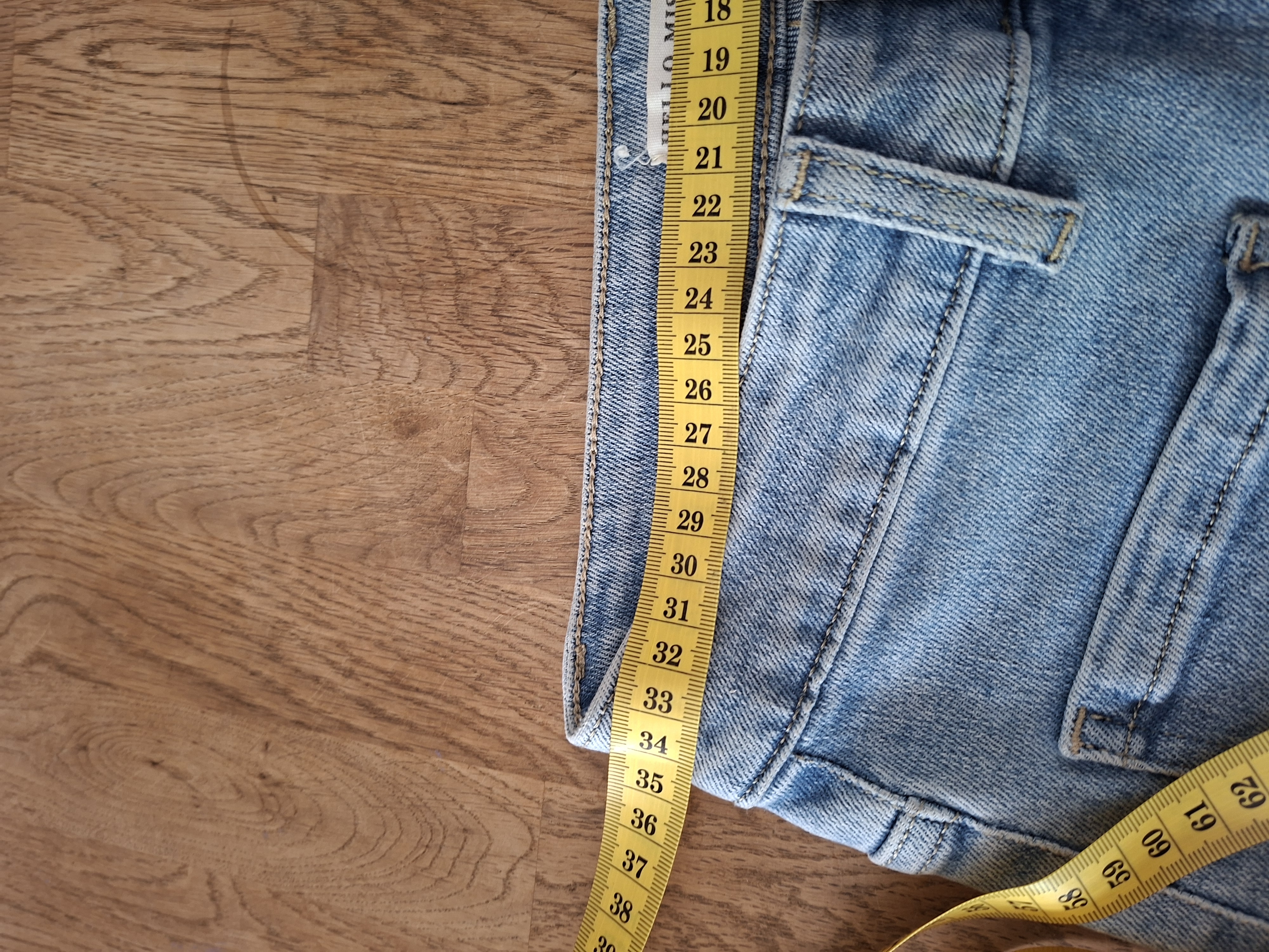 Hello Miss lichtblauwe wide leg jeans maat S/36