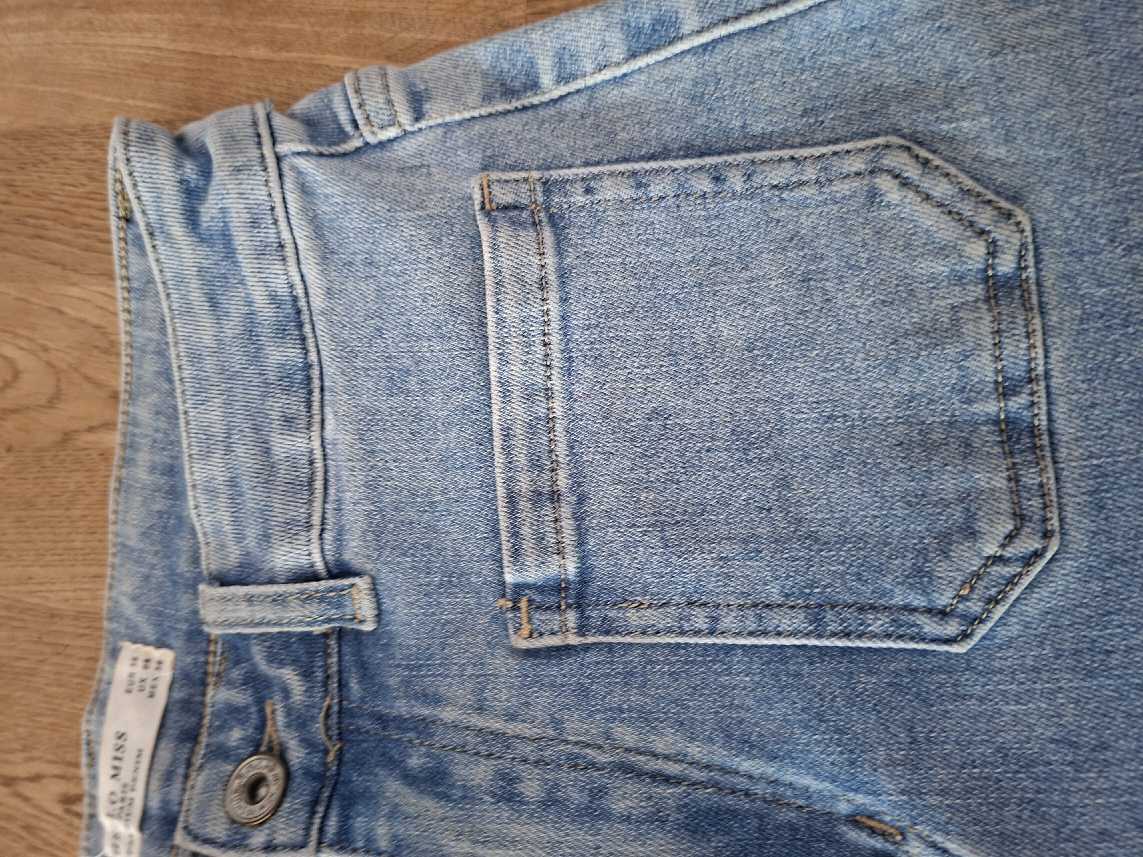 Hello Miss lichtblauwe wide leg jeans maat S/36