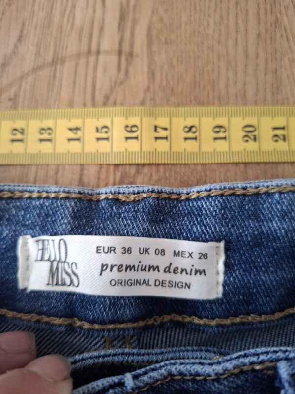 Hello Miss lichtblauwe wide leg jeans maat 36