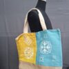 20260517_153429 14zero3 shopper set 2-delig turquoise/geel Italiaans design