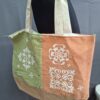 20260517_153903 14zero3 shopper set 2-delig groen/zalm Italiaans design