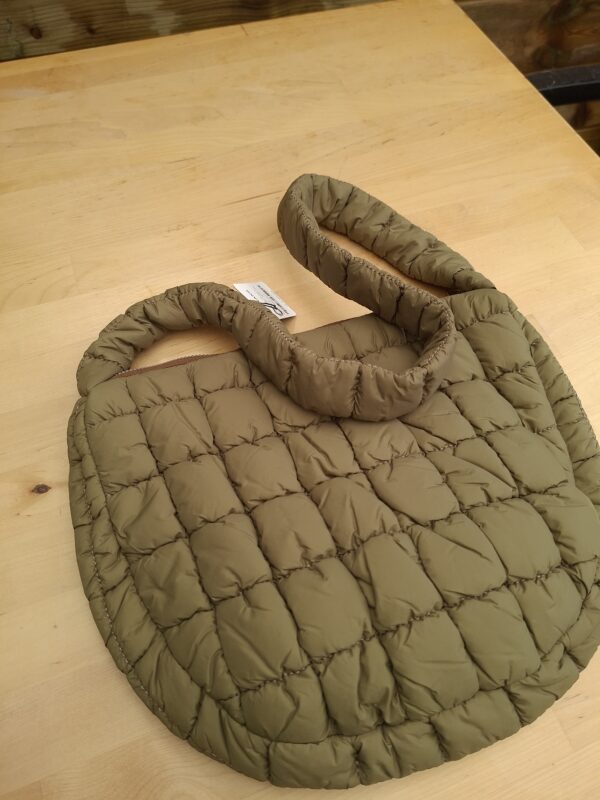 Yehwang gewatteerde hobo bag olijfgroen/khaki