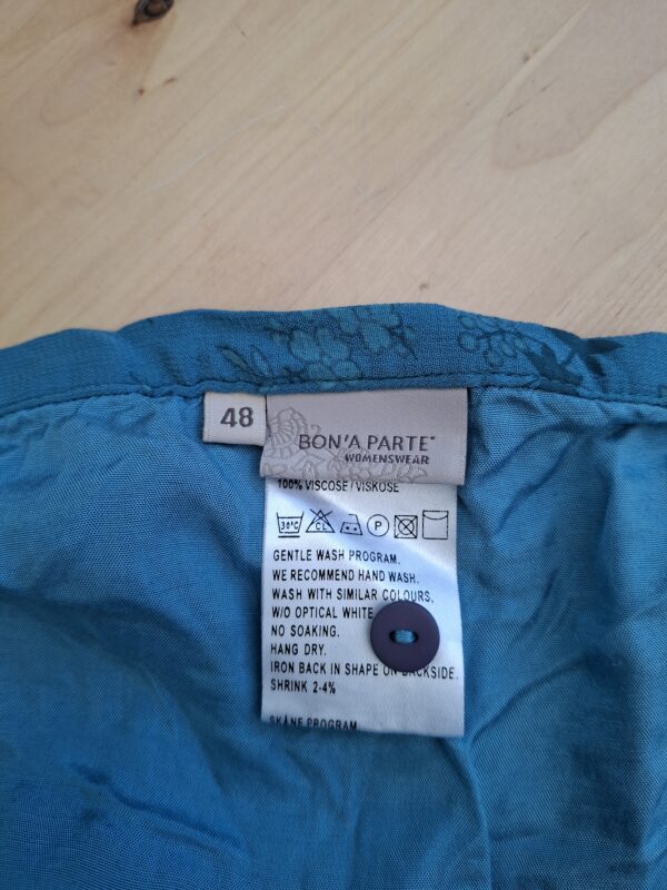 Bon'a Parte Womenswear wikkelrok turquoise bloemenprint