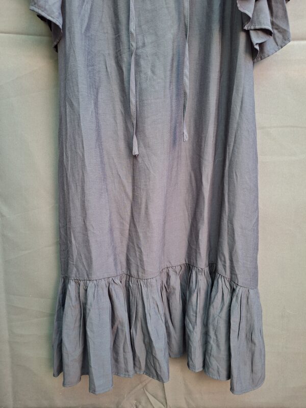 Co'couture Toracc Frill Dress donkergrijs