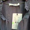 Co'couture Toracc Frill Dress donkergrijs