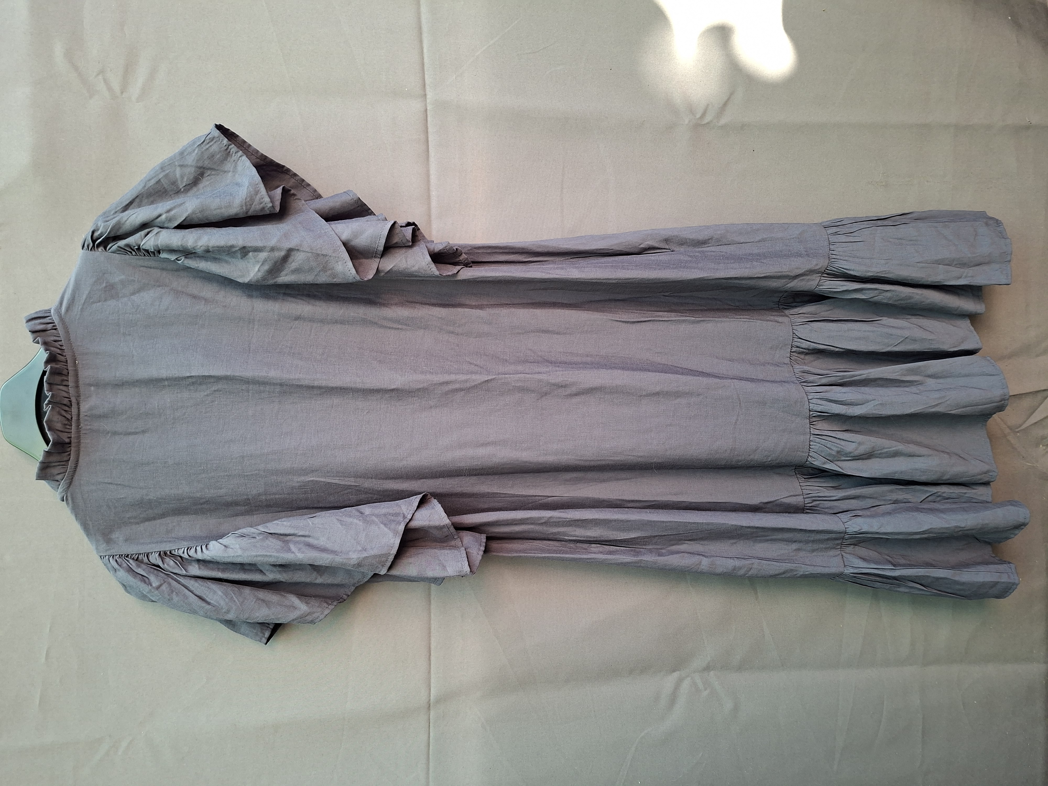 Co'couture Toracc Frill Dress donkergrijs