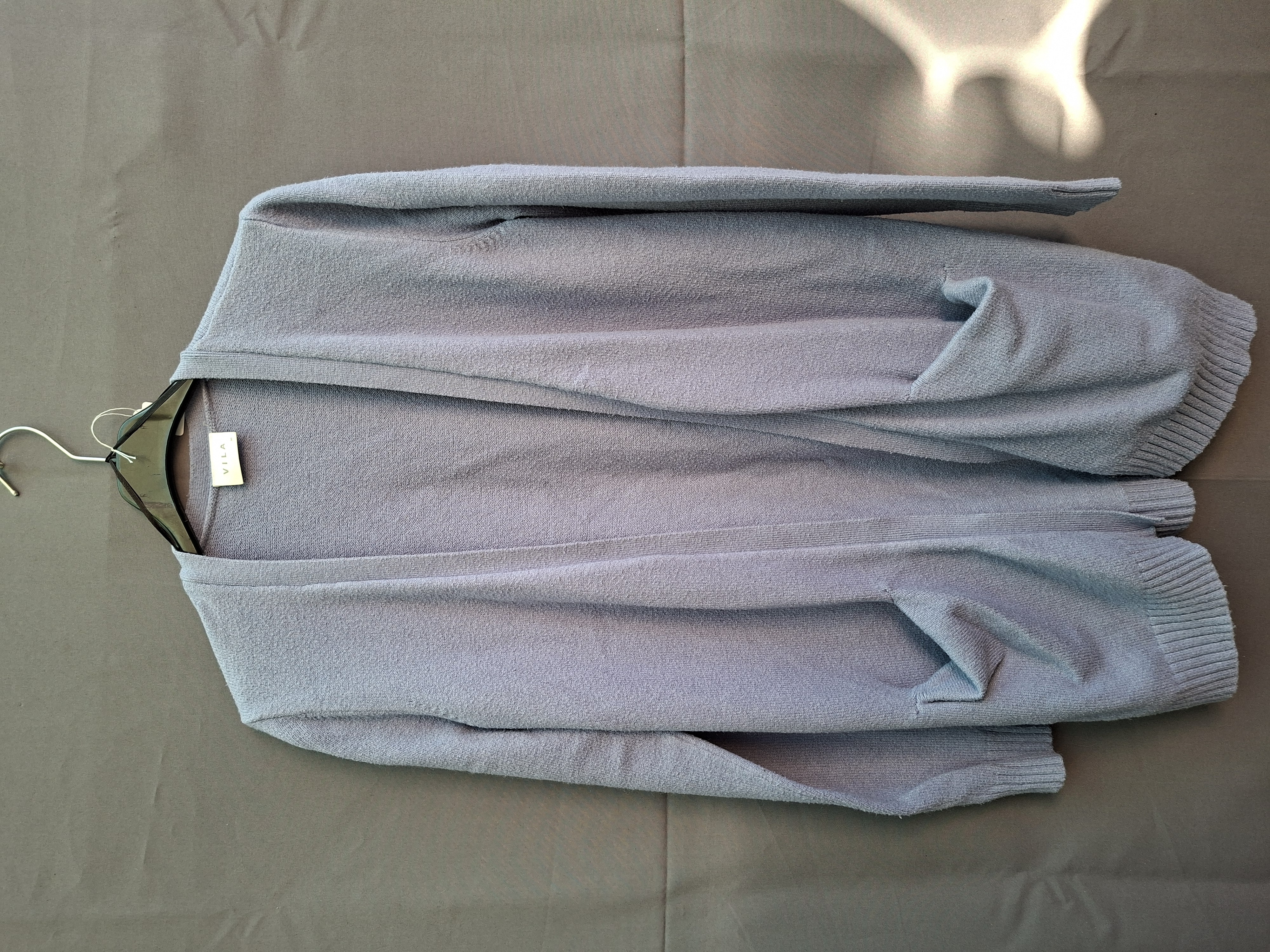 20260518_194843 Vila Viril open cardigan lavendel blauw/paars maat M