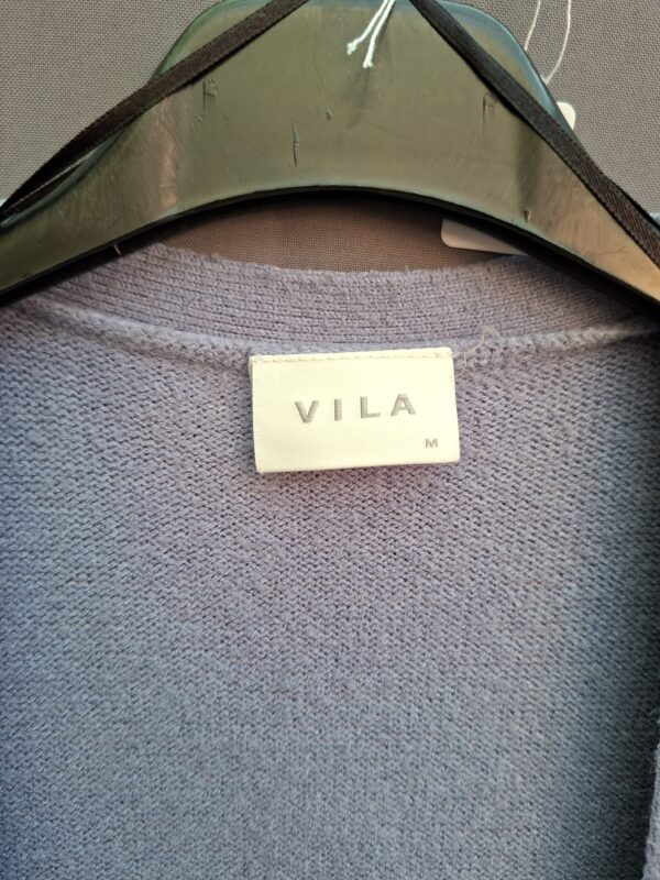 20260518_194848 Vila Viril open cardigan lavendel blauw/paars maat M