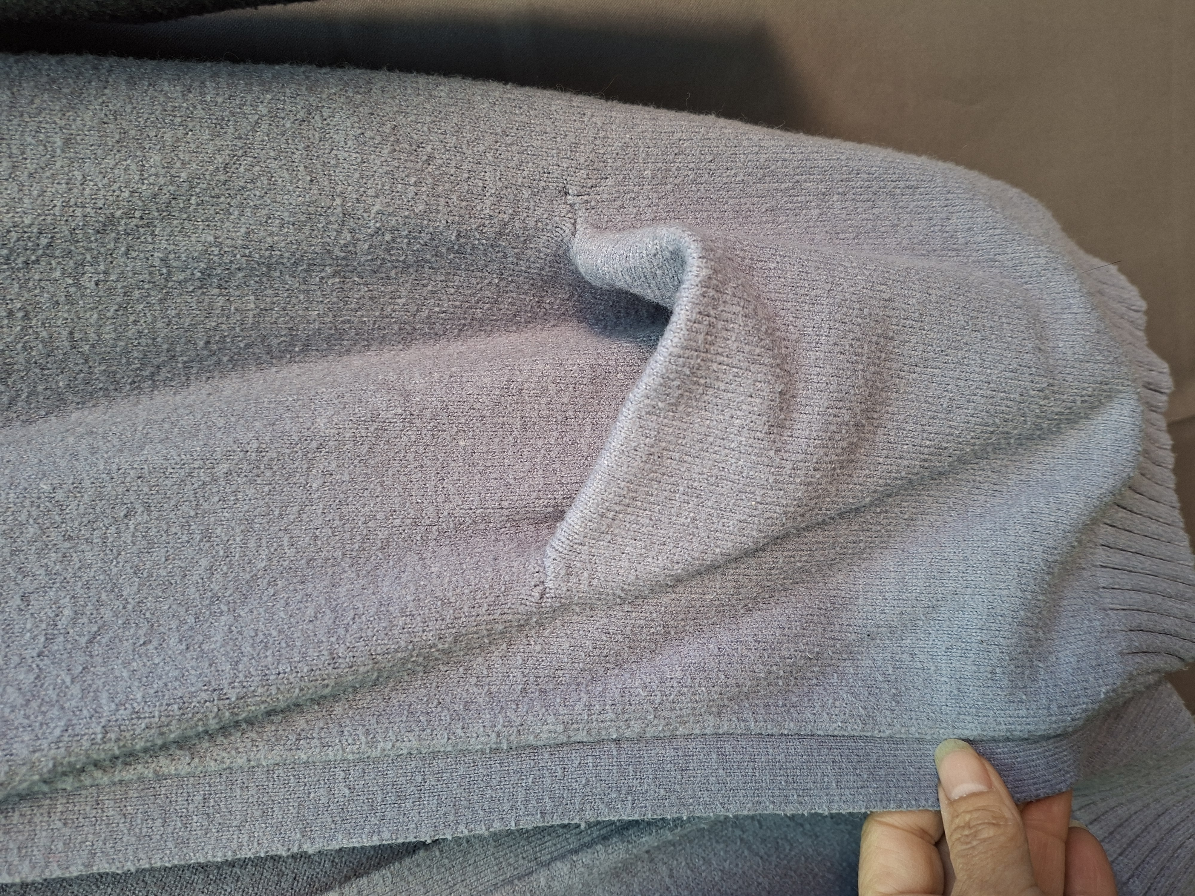 20260518_194857 Vila Viril open cardigan lavendel blauw/paars maat M