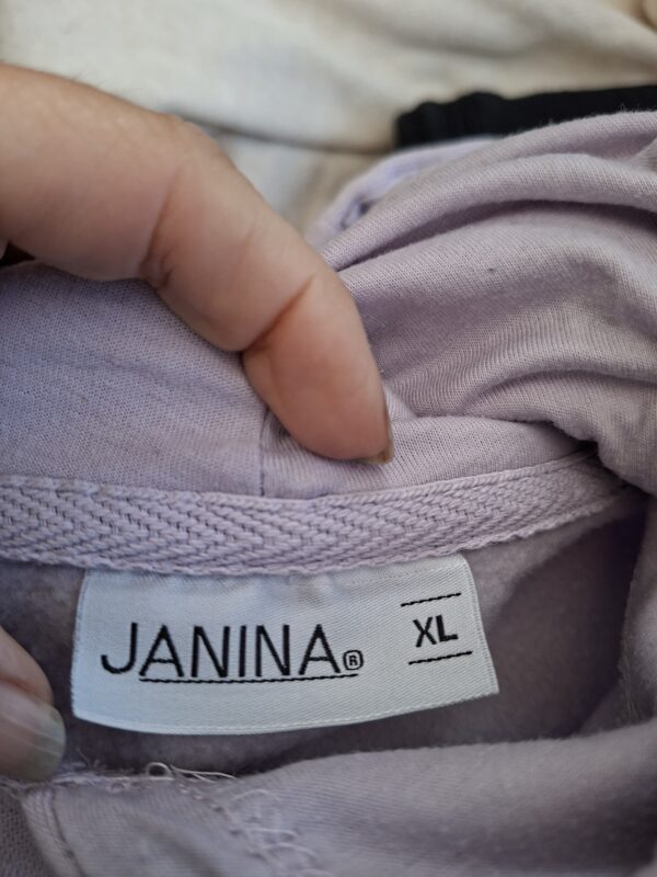 Janina hoodie lila maat XL