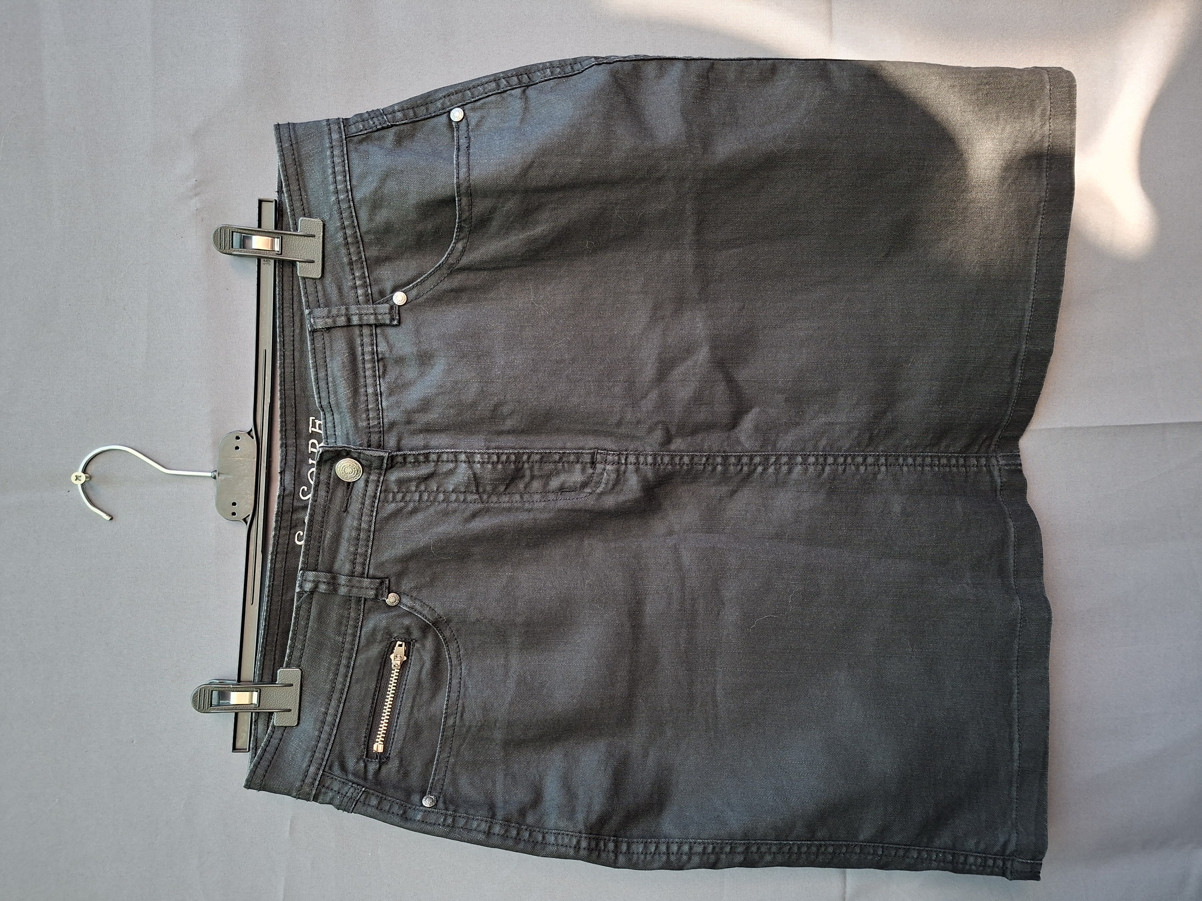 So Soire Abby denim rok zwart maat 42