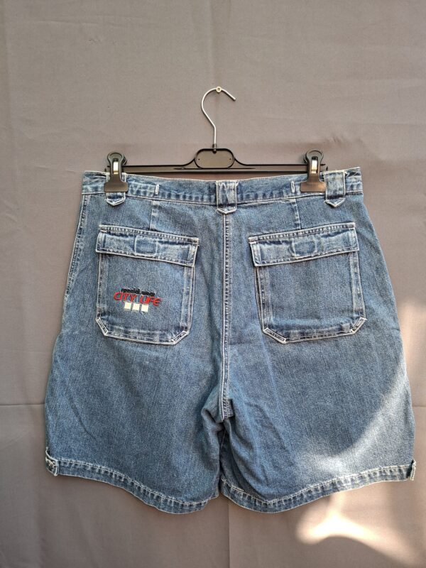 City Life Wear denim cargo short lichtblauw maat 44