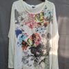 Cecil longsleeve wit bloemenprint maat XXL